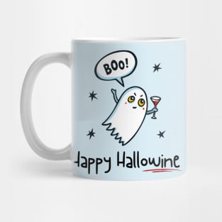 Happy Hallowine - Ghost Mug